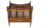EDWARDIAN-STYLE MAHOGANY CANTE