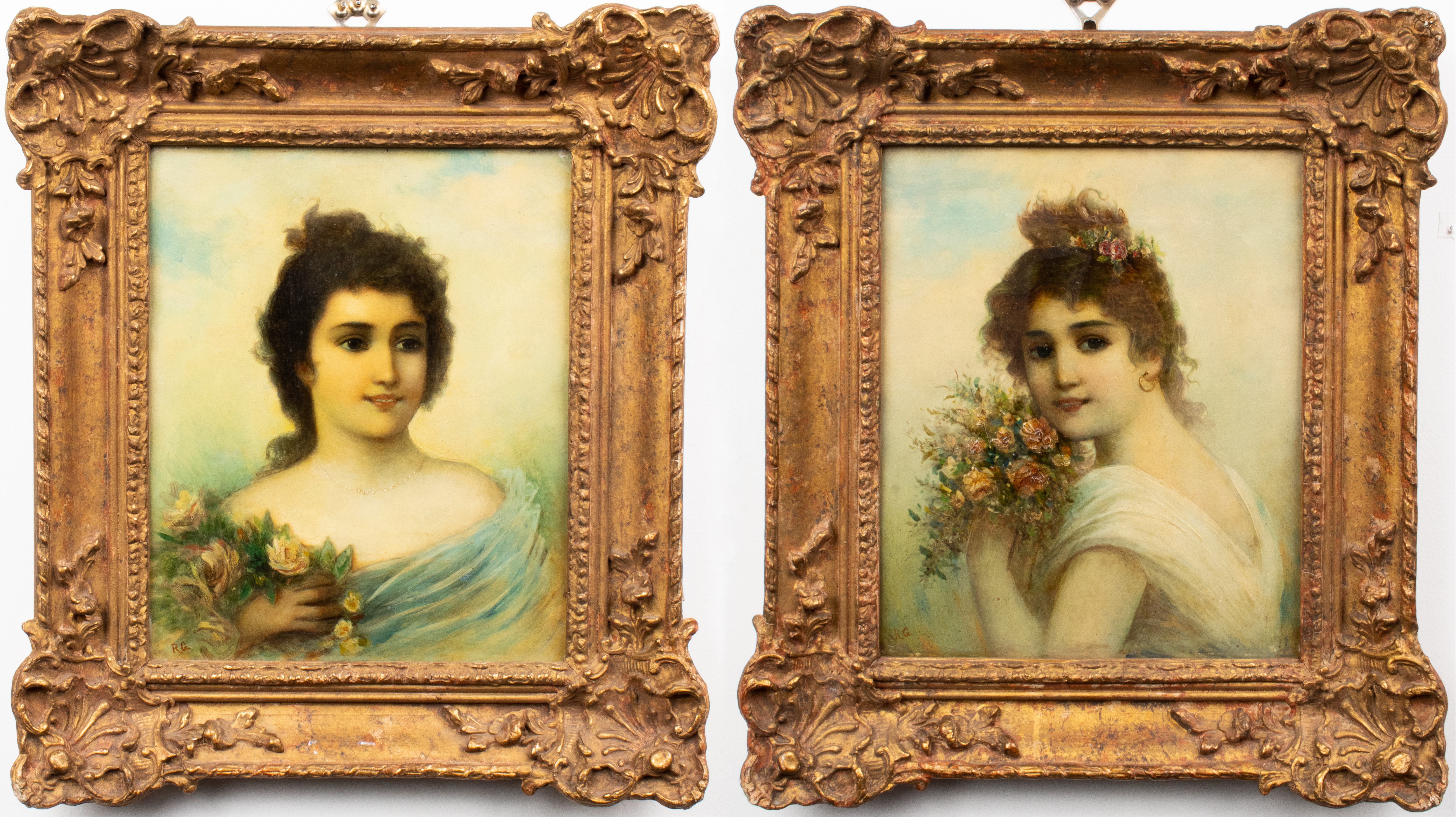 EDWARDIAN STYLE MAIDEN PORTRAITS