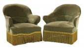 EDWARDIAN-STYLE UPHOLSTERED SL