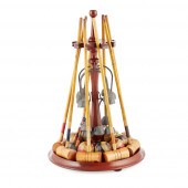 EDWARDIAN TABLE TOP CROQUET SE