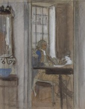 EDWIN AUSTIN ABBEY, AMERICAN (