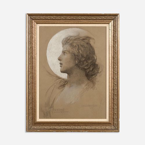 EDWIN BLASHFIELD "STUDY FOR A HEAD"