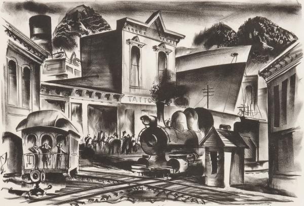 EDWIN FULWIDER (1913-2003) PENCIL