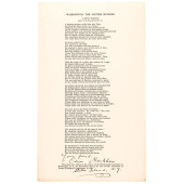 EDWIN MARKHAM SIGNED WASHINGTO