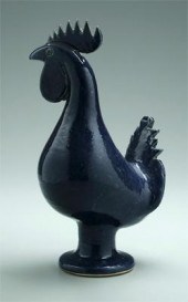 Edwin Meaders blue rooster, tu