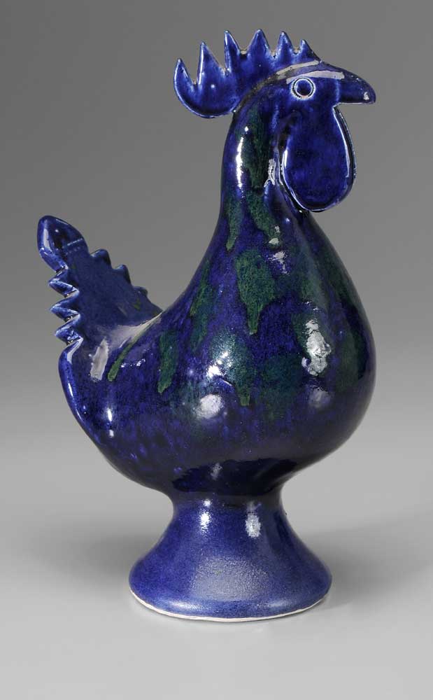 Edwin Meaders Rooster (White