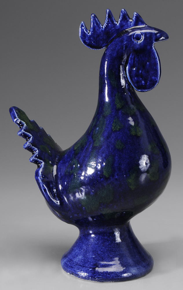 Edwin Meaders Rooster (White