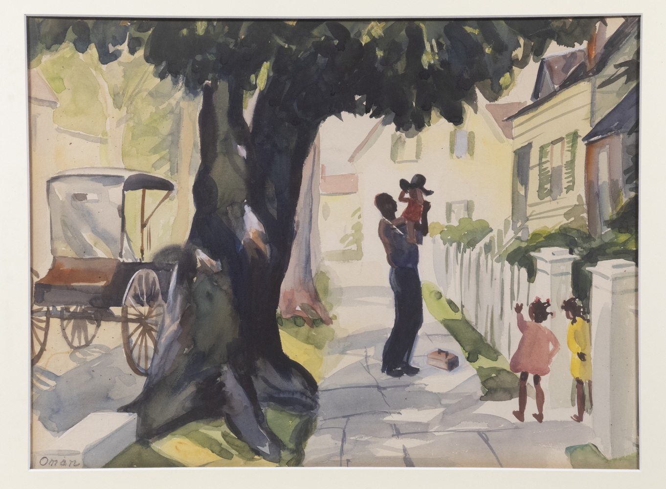 EDWIN OMAN (NY/IL, 1905-1985)