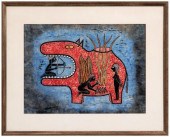 Edwin Scheier painting (Americ