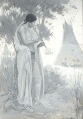 EDWIN WILLARD DEMING GOAUCHE O