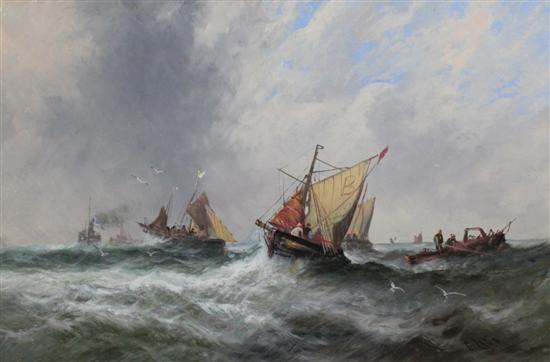 Edwina Lara (19th C.) oil on canvas