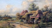 Edwina Lara (19th C.) oil on c