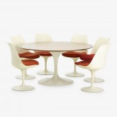 Eero Saarinen. dining set. 195