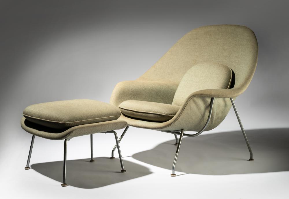 EERO SAARINEN FOR KNOLL: WOMB CHAIR
