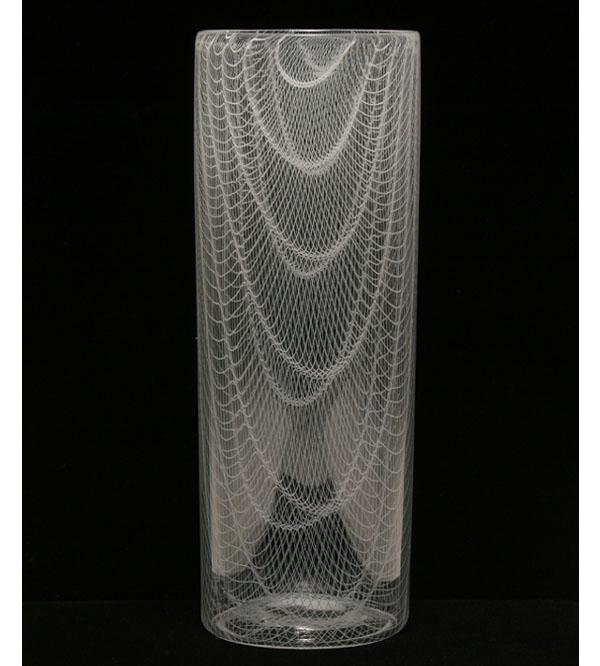Effetre Zanfirico glass vase,