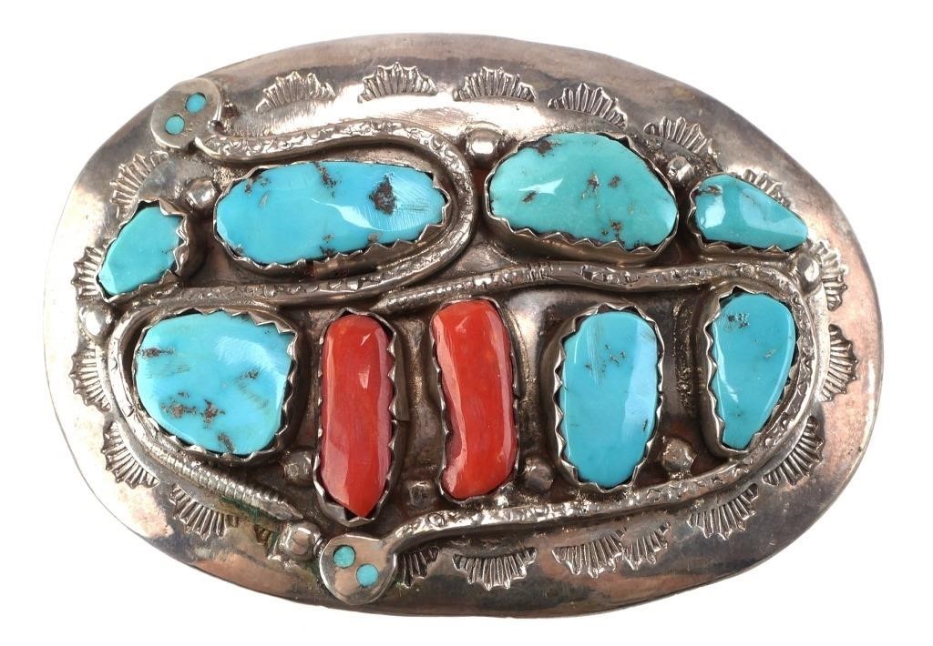 EFFIE CALAVAZA STERLING TURQUOISE