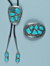 Effie Calavaza Zuni jewelry: o
