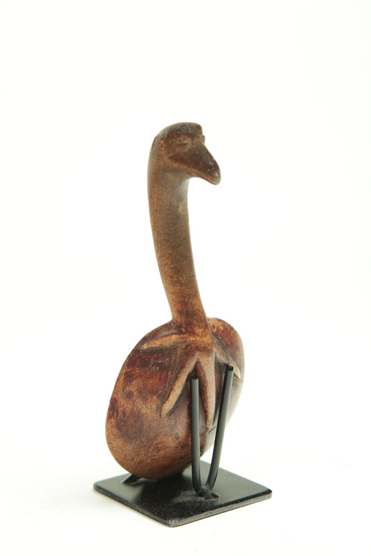 EFFIGY TREEN LADLE.  Woodlands