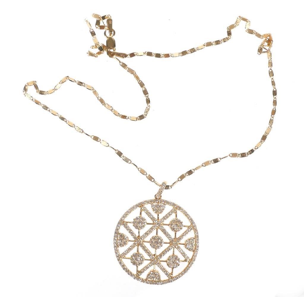 EFFY 14K AND DIAMOND SNOWFLAKE