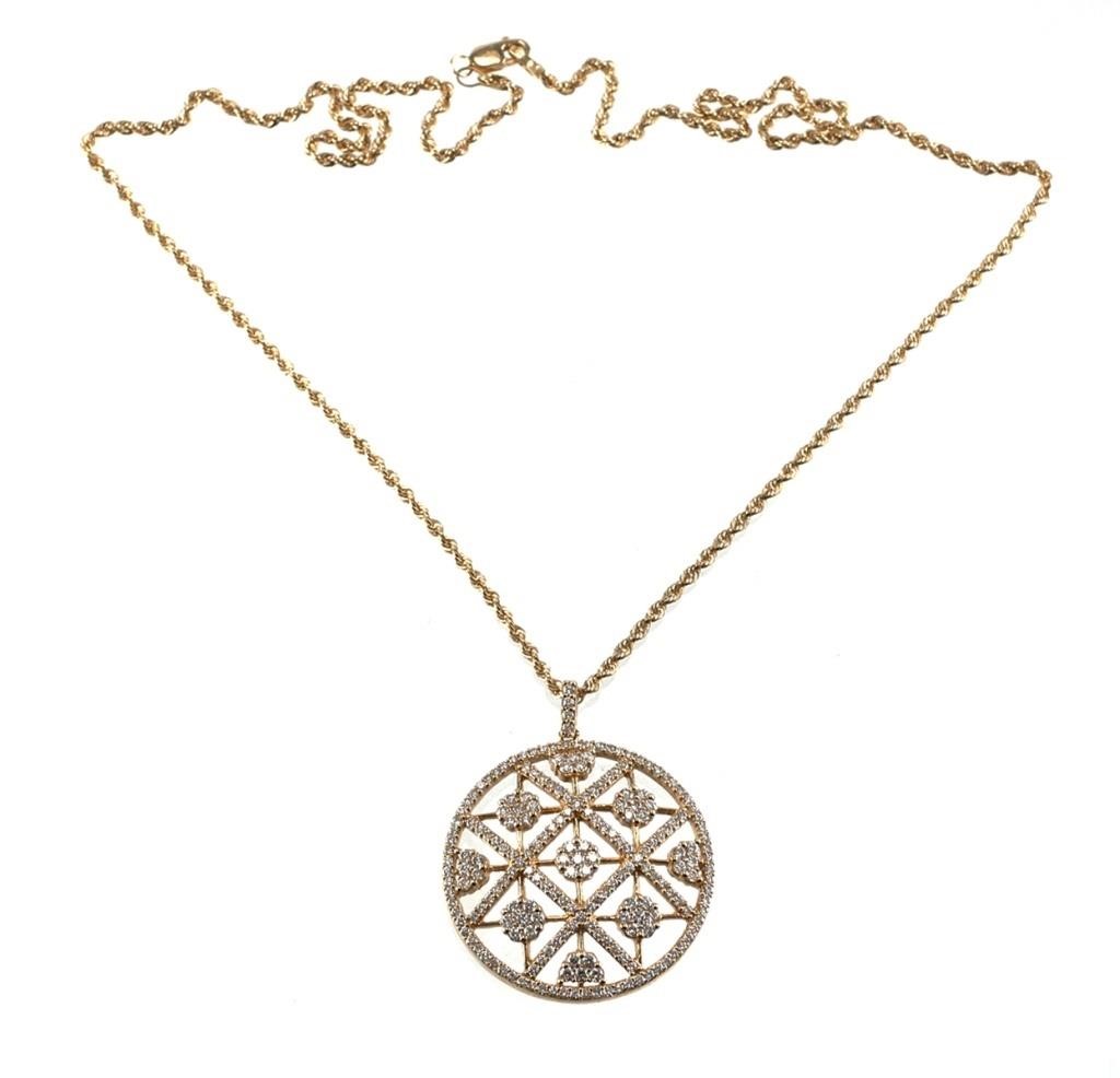 EFFY 14K DIAMOND SNOWFLAKE