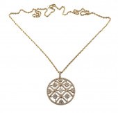 EFFY 14K DIAMOND SNOWFLAKE PEN