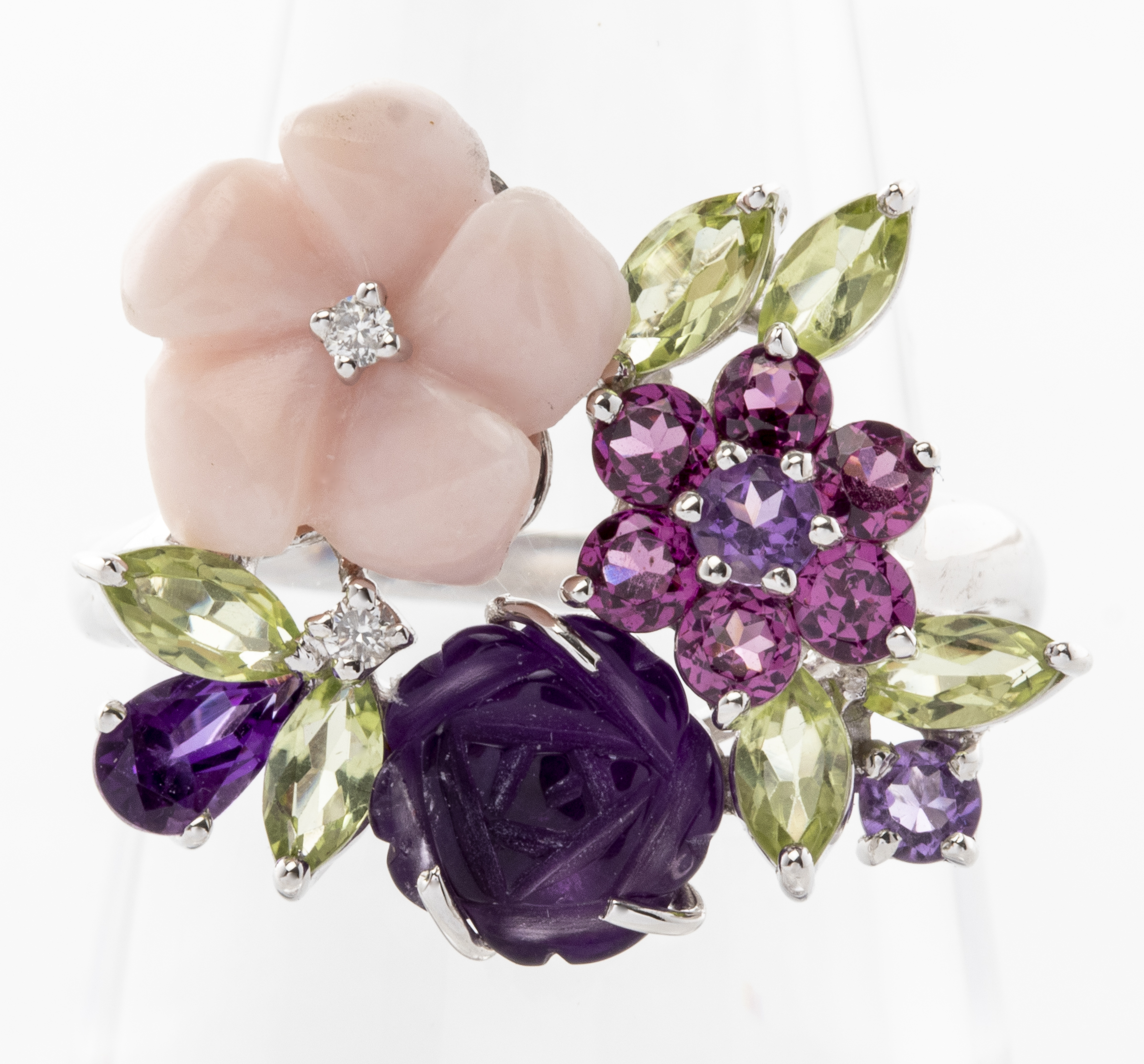 EFFY 14K GOLD FLORIFORM DIAMOND