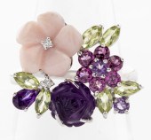 EFFY 14K GOLD FLORIFORM DIAMON