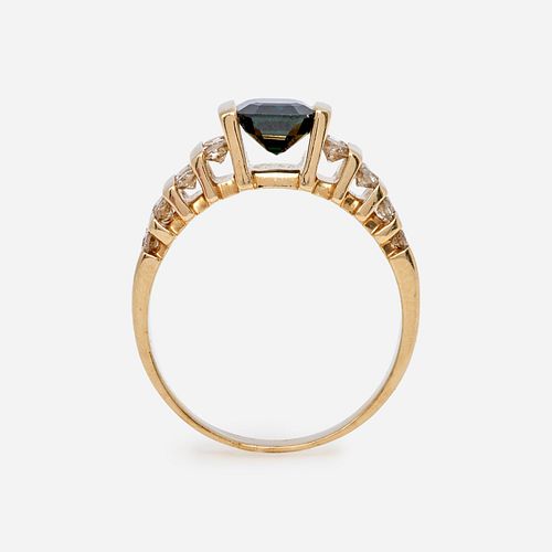 EFFY (BH) SAPPHIRE AND DIAMOND RING