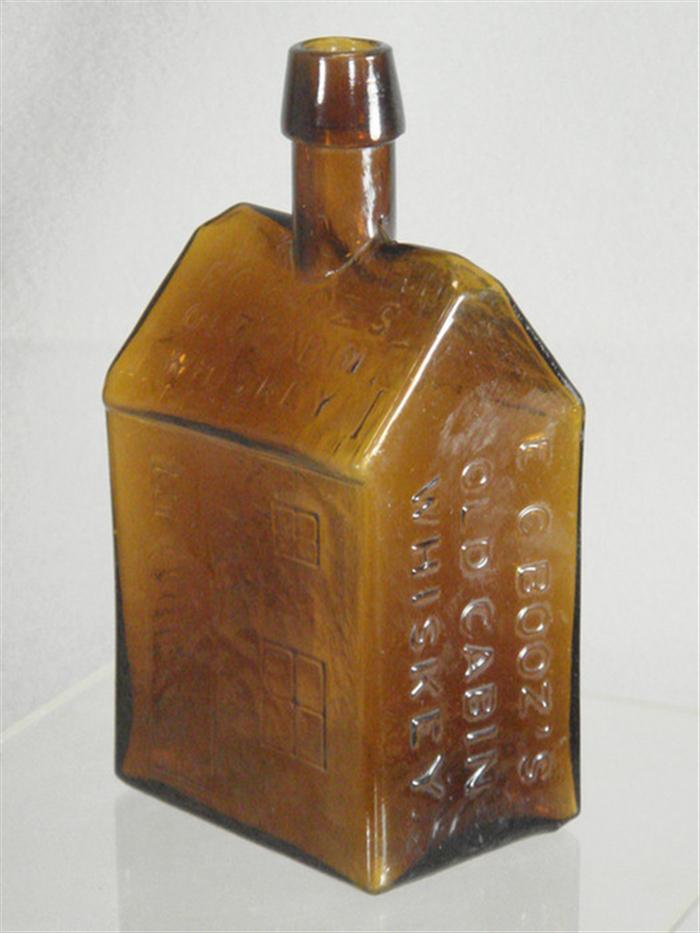 "E.G. BOOZ'S/OLD CABIN/WHISKEY"