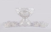 EGGINGTON CUT GLASS PUNCH SETE