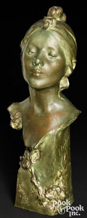 EGIDE ROMBAUX PATINATED BRONZE