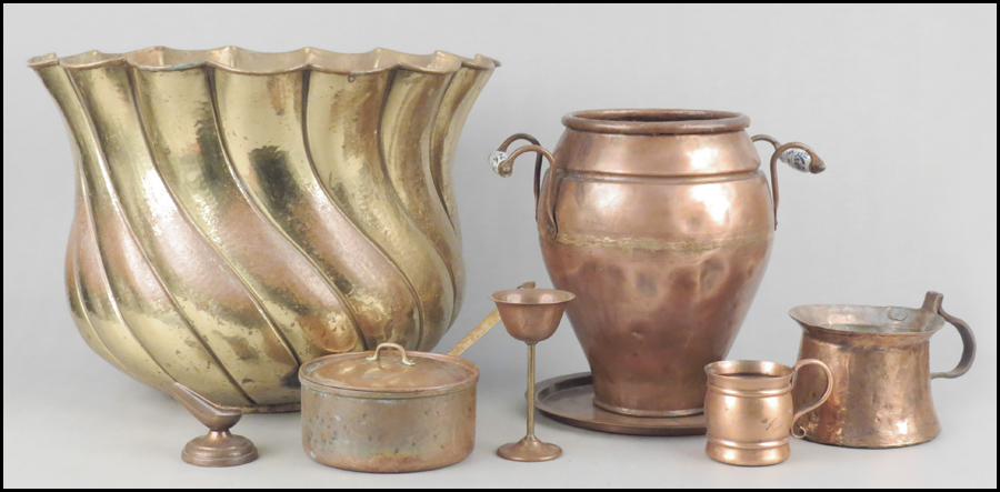 EGIDIO CASAGRANDE HAMMERED POT.