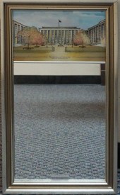 EGLOMISE FRAME MIRROR, NORTHEA
