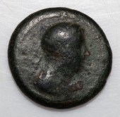 EGYPT - PTOLEMY V BRONZE COIN