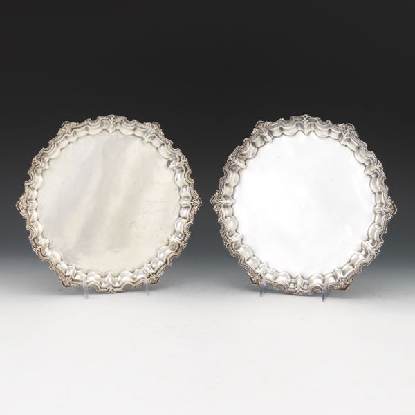 EGYPTIAN 900 SILVER PAIR OF