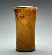 EGYPTIAN ALABASTER CYLINDER VE