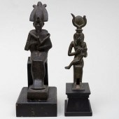 EGYPTIAN BRONZE STATUE OF OSIR
