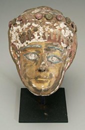 Egyptian Cartonnage mummy mask