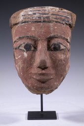 EGYPTIAN CARTONNAGE MUMMY MASK