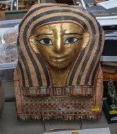 EGYPTIAN CARTONNAGE MUMMY MASK