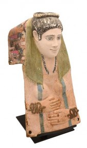 EGYPTIAN CARTONNAGE MUMMY MASK