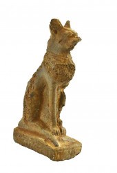 EGYPTIAN CARVED STONE CATPossi