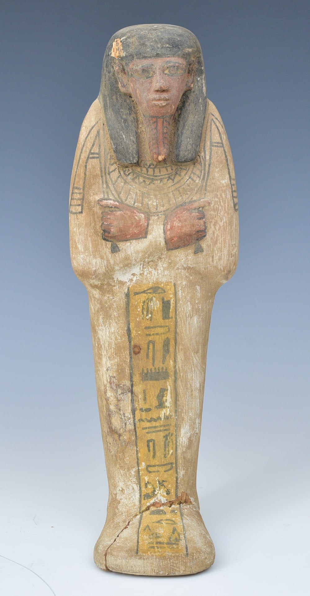EGYPTIAN CARVED WOOD AND