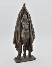 Egyptian Dancer Bronze Sculptu