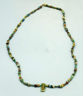 EGYPTIAN FAIENCE BEAD NECKLACE
