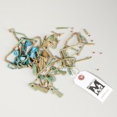 EGYPTIAN FAIENCE BEADS AND AMU