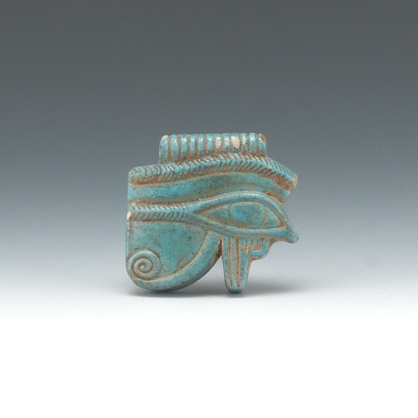 EGYPTIAN FAIENCE EYE OF HORUS