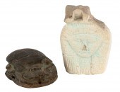 EGYPTIAN FAIENCE SCARAB BEETLE