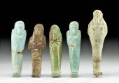 EGYPTIAN FAIENCE USHABTIS - GR