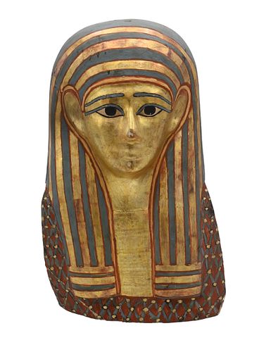 EGYPTIAN GILT CARTONNAGE MUMMY